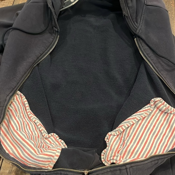 Thom Browne Classic Loop Back Four Bar Full Zip Hoodie - Picture 14 of 17